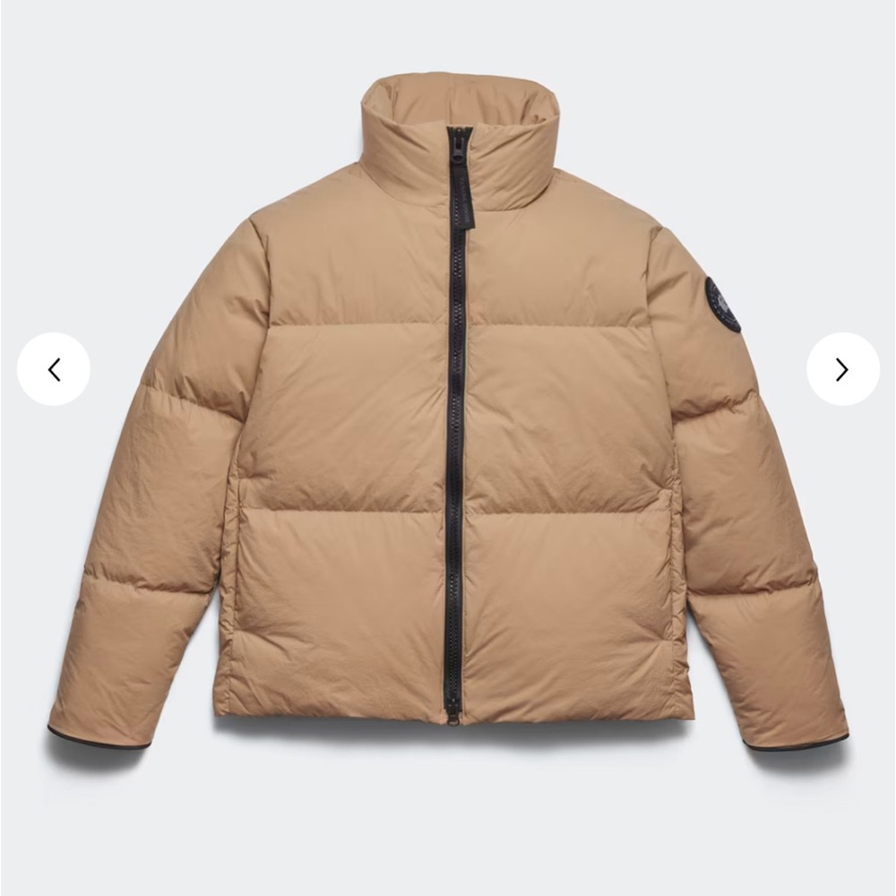 Canada Goose Men's Lawrence Puffer Jacket Black Label Desert
